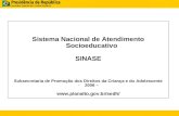 Sistema Nacional de Atendimento Socioeducativo SINASE Subsecretaria de Promoção dos Direitos da Criança e do Adolescente -2006 –