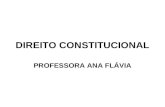 DIREITO CONSTITUCIONAL PROFESSORA ANA FLÁVIA. NACIONALIDADE DEMOCRACIA SEMIDIRETA SOBERANIA POPULAR REPRESENTAÇÃO POLÍTICA PARTICIPAÇÃO POPULAR DIRETA.
