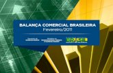 Balança Comercial Brasileira Fevereiro 2011 – US$ milhões FOB.