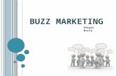 O Buzz Marketing é uma estratégia simples, na qual se pretende lançar uma idéia num público direcionado, fazendo com que a mesma se espalhe entre os.