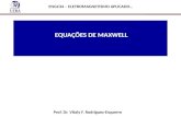 EQUAÇÕES DE MAXWELL Prof. Dr. Vitaly F. Rodríguez-Esquerre ENGC34 – ELETROMAGNETISMO APLICADO…