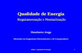MEEC - Qualidade de Energia1 Qualidade de Energia Regulamentação e Normalização Humberto Jorge Mestrado em Engenharia Electrotécnica e de Computadores.