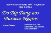 Escola Secundária Prof. Reynaldo dos Santos Do Big Bang aos Buracos Negros Astro-Cosmos Realizado por: Inês Agostinho, Inês Pereira, Sara Henriques.