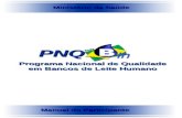 Manual do Participante PNQ Programa Nacional de Qualidade em Bancos de Leite Humano Ministério da Saúde.