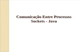 Comunicação Entre Processos Sockets - Java. Sumário Comunicação Entre Processos Sockets TCP Sockets UDP Sockets Multicast Referências.