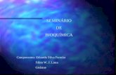 SEMINÁRIO DE BIOQUÍMICA Componentes: Eduardo Silva Ferreira Fábio W. J. Lima Gislaine.