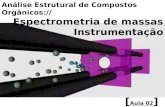 Análise Estrutural de Compostos Orgânicos:// [ Aula 02 ] Espectrometria de massas Instrumentação.