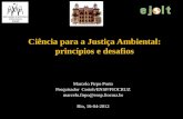 Ciência para a Justiça Ambiental: princípios e desafios Marcelo Firpo Porto Pesquisador Cesteh/ENSP/FIOCRUZ marcelo.firpo@ensp.fiocruz.br Rio, 16-04-2012.