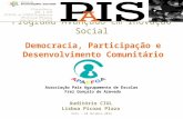Programa Avançado em Inovação Social PAIS - 28 Outubro 2013 Democracia, Participação e Desenvolvimento Comunitário Auditório CIUL Lisboa Picoas Plaza Associação.