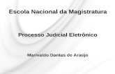 Escola Nacional da Magistratura Processo Judicial Eletrônico Marivaldo Dantas de Araújo.