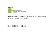 Banco de Dados não Convencionais Fausto Maranhão Ayres 14 BDOO – db4o.