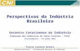 Perspectivas da Indústria Brasileira Encontro Catarinense da Indústria Federação das Indústrias de Santa Catarina - FIESC Florianópolis – 19 julho 2012.