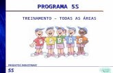 PRODUTOS INDUSTRIAIS 5S PROGRAMA 5S TREINAMENTO – TODAS AS ÁREAS.