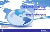 Argentina: Oportunidades de Investimento no Novo Cenário Global Missão de Investimento Multisetorial no Brasil Cecilia Nahón Subsecretária de Desenvolvimento.
