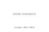 GESTÃO ESTRATÉGICA Estgoh 2013-2014. GESTÃO ESTRATÉGICA: Estratégia Empresarial – conceitos e evolução.