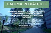 HOSPITAL FEDERAL CARDOSO FONTES SERVIÇO DE CIRURGIA GERAL CHEFE DO SERVIÇO: DR. ANTONIO MARCILIO RAFAEL MUSSI DE MELO R2 CIRURGIA GERAL.