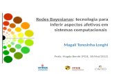 Magalí Teresinha Longhi Profa. Magda Bercht (PGIE, 18/Mai/2012) Redes Bayesianas: tecnologia para inferir aspectos afetivos em sistemas computacionais.