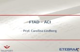 FTAD – ACI Prof. Carolina Lindberg. ACI FTIN – FORMAÇÃO TÉCNICA EM ADMINISTRAÇÃO.