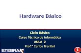 Ciclo Básico Curso Técnico de Informática AULA 2 Prof.º Carlos Trentini Hardware Básico.