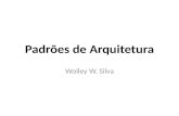 Padrões de Arquitetura Wolley W. Silva. Agenda Arquitetura em Camadas Arquitetura de Repositório Arquitetura Cliente-Servidor Arquitetura de duto e filtro.