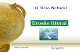 Pedro Damião Erosão litoral Geografia O Meio Natural.