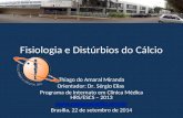 Fisiologia e Distúrbios do Cálcio Thiago do Amaral Miranda Orientador: Dr. Sérgio Elias Programa de Internato em Clínica Médica HRS/ESCS – 2013 .