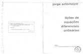 Lições de Equações Diferenciais Ordinárias - Sotomayor