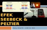 Efek Seebeck & Peltier