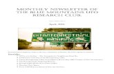 The Blue Mountains UFO Research Club Newsletter - April 2010
