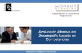 Www.monroyasesores.com.mx Evaluación Efectiva del Desempeño basado en Competencias Capacitación & Consultoría Empresarial.