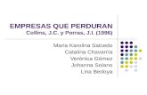 EMPRESAS QUE PERDURAN Collins, J.C. y Porras, J.I. (1996) Maria Karolina Salcedo Catalina Chavarría Verónica Gómez Johanna Solano Lina Bedoya.