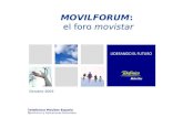 MOVILFORUM: el foro movistar Octubre 2005 Telefónica Móviles España MovilForum y Aplicaciones Sectoriales.