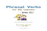 Phrasal Verbs for ESL Learners