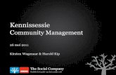 Kennissessie community management