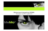 Behavioral targeting_Memo2_DDMA Ilounge