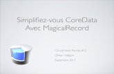 CocoaHeads Rennes #13 : Magical Record