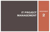 IT Project Management Assignment2#2012