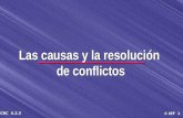 © IEF 1 CRC 4.2.3 Las causas y la resolución de conflictos.