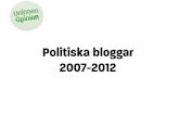 Presentation bloggvärlden 2007-2012