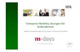 Enterprise Mobility Lösungen für Außendienste