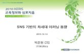 SNS based Next Generation e-Learning Trend