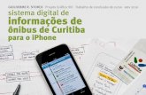 Sistema digital de informações de ônibus de Curitiba para iphone - Apresentação