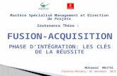 Présentation  soutenance thèse mastère management et direction de projets   Ecole Centrale Paris - par Mohamed MBITEL