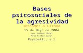 Bases psicosociales de la agresividad Jornades a Girona 15 de Mayo de 2004 Sara Barbero Medel Neus Pintor Duran Psycoetic, s.l.