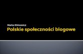 Polskie społeczności blogowe Marta Klimowicz klimowicz.blox.pl Xraii #1 Prześwietlanie Blogosfery