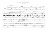 Aires Gitanos de Sarasate Para Violin y Piano