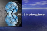 Unit 2 hydrosphere