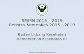 RPJMN 2015-2019_Kementerian Kesehatan