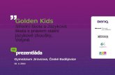 Vítězná prezentace z Českých Budějovic - tým Golden Kids z Gymnázia Jírovcova