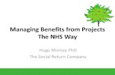 Managing benefits from projects - the NHS way